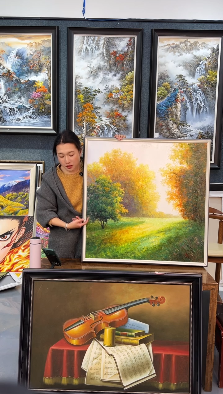 【闪购商品】油画104号 80*80 风景-手绘油画