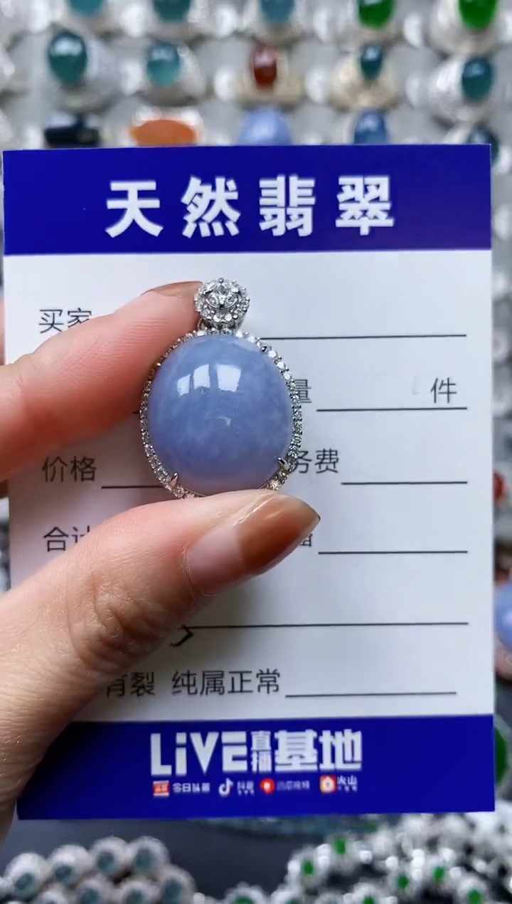 【闪购商品】翡翠颈饰银S925镶嵌0505