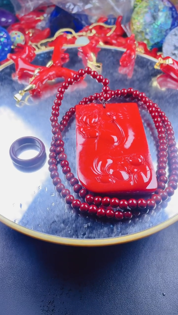 无无酸洗三姑佛牌  戒圈 