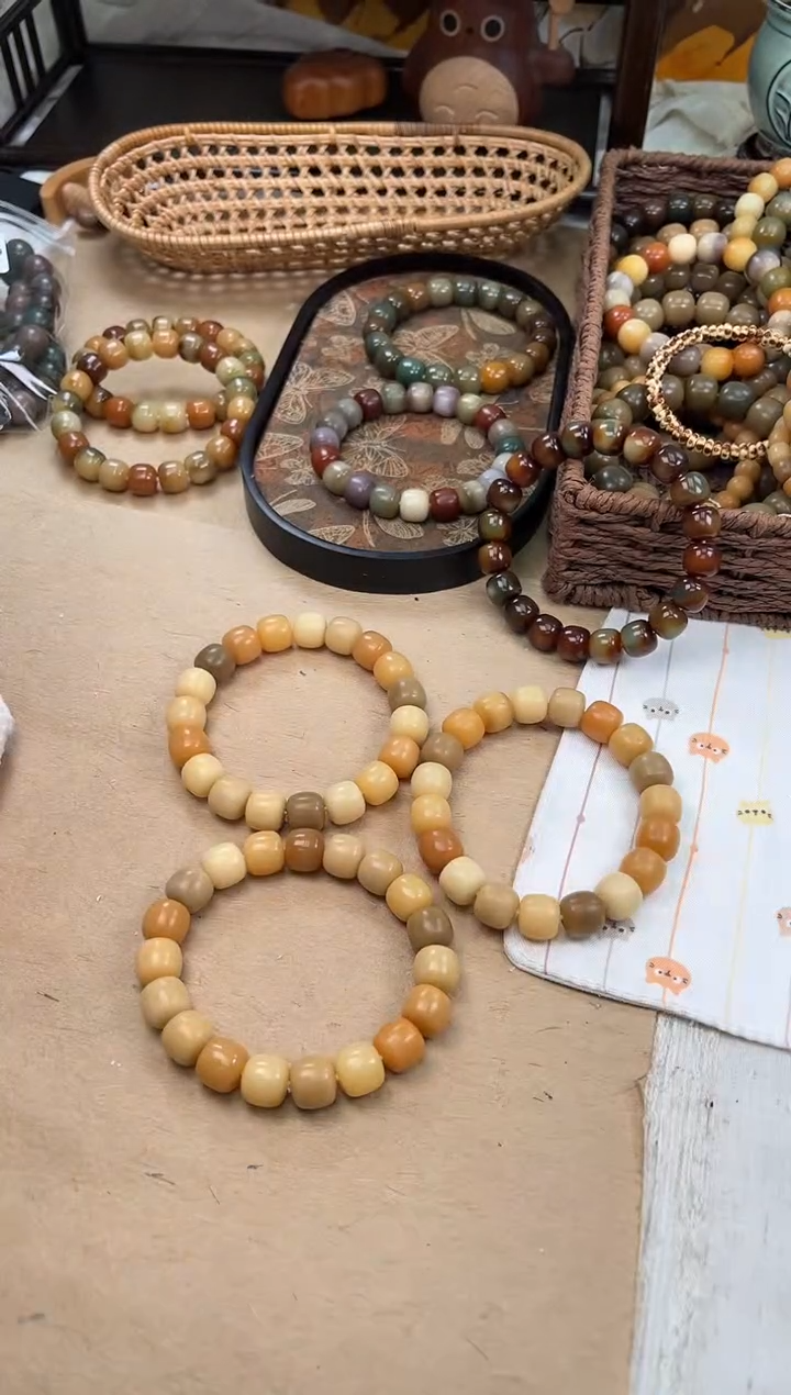 手串菩提根/象牙果a247 卡13.8 干磨海子天然