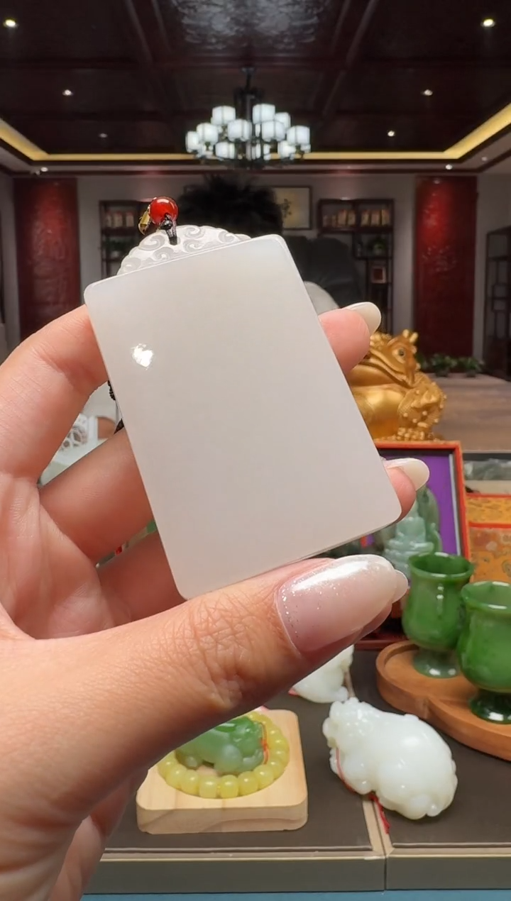 未镶嵌和田玉挂件hsl