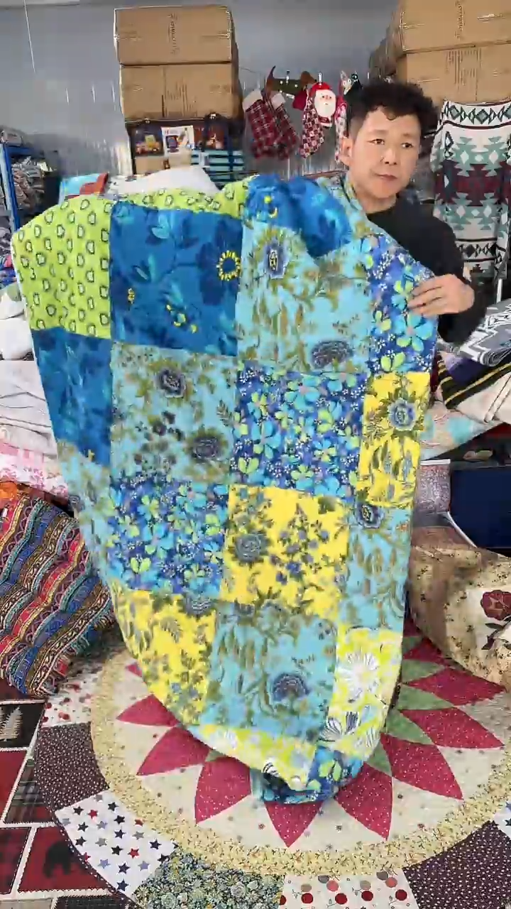 棉全棉手工三件套240*260