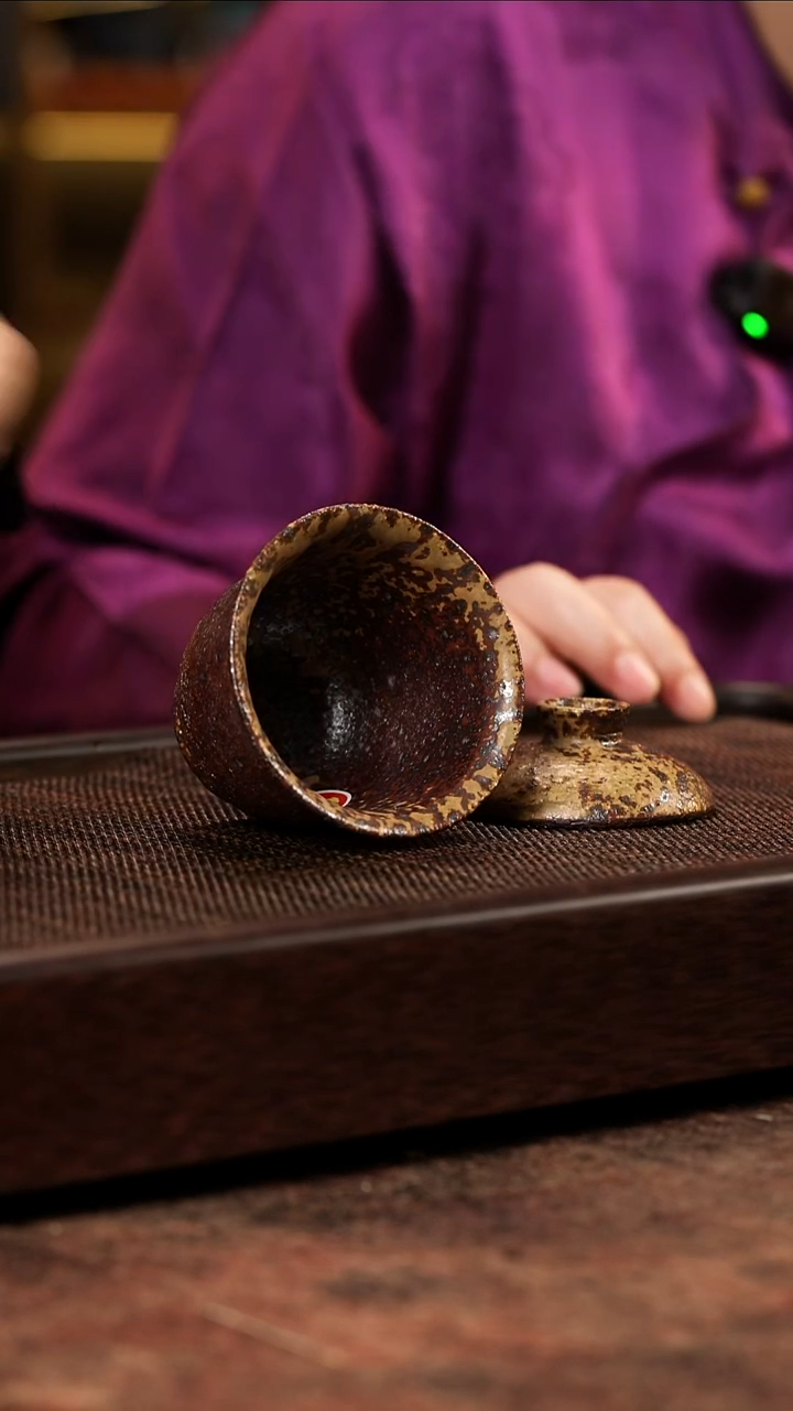 茶壶紫砂沉香木柴烧高盖碗