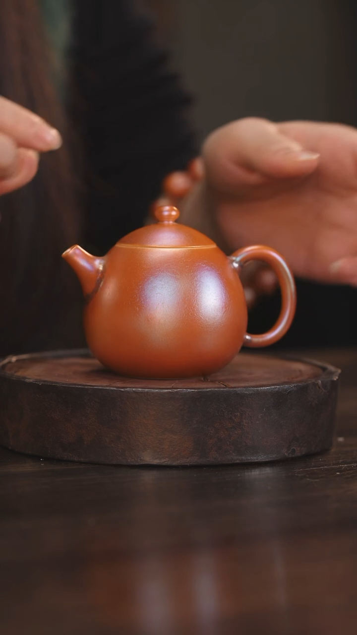 【闪购商品】杯26柴房陶瓷丨金红龙蛋壶