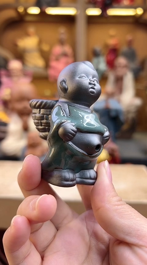 紫砂茶宠器闵茶宠摆件
