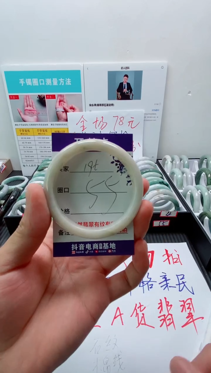 未镶嵌手镯翡翠哦**下195