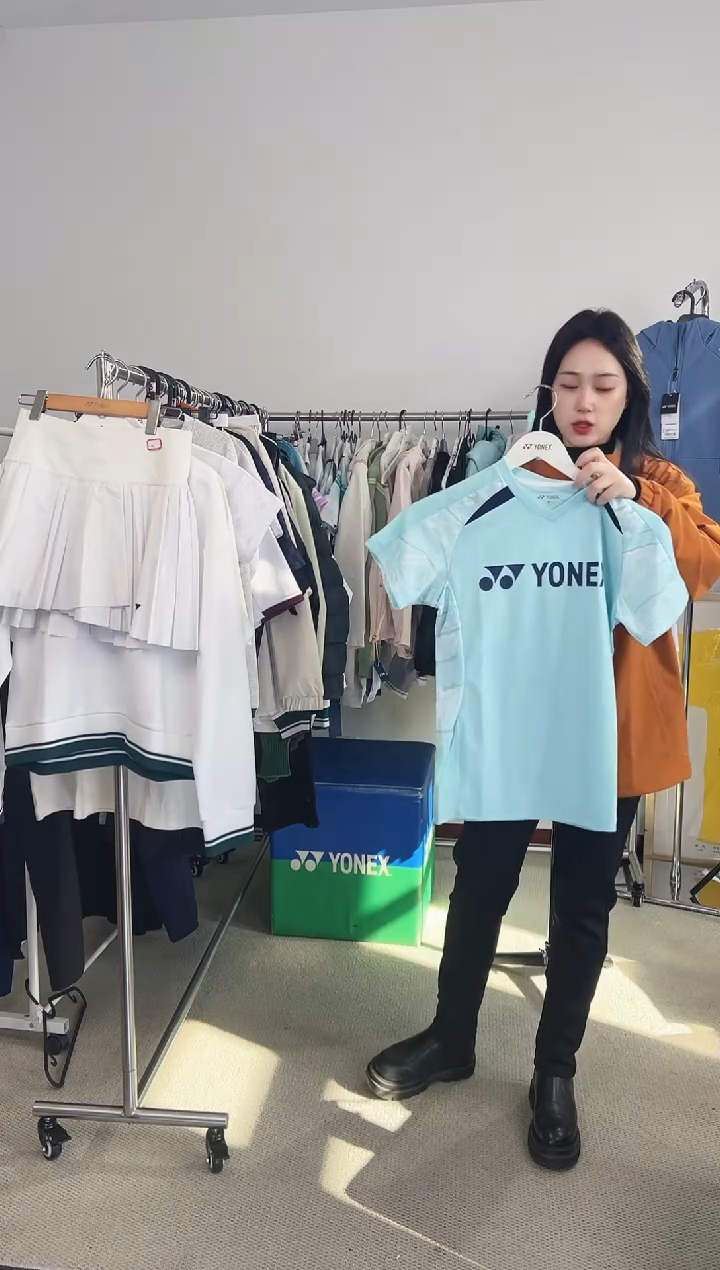 女款速干短袖天青色 210015BCR 女款M码