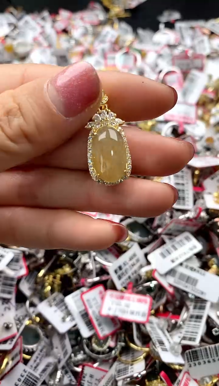 【闪购商品】翡翠戒指银S925镶嵌33333333     8