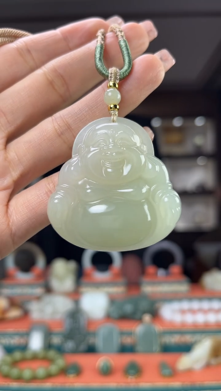 【闪购商品】和田玉颈饰未镶嵌佩佩45mm左右