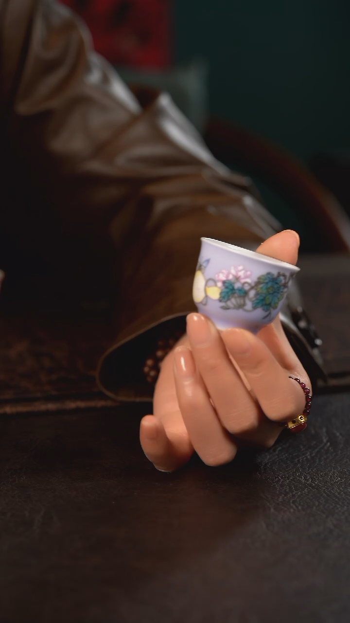 【闪购商品】杯德韶轩紫色葫芦小直口杯