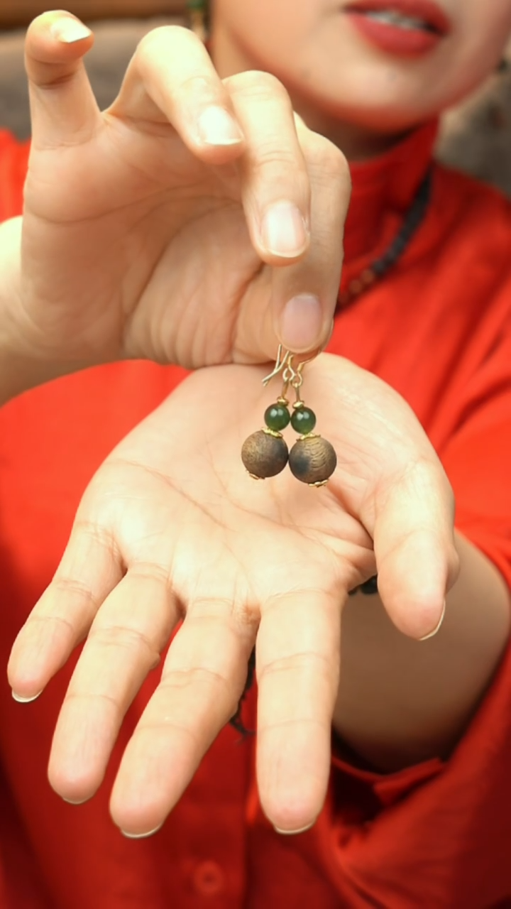 【闪购商品】沉香吊坠海南尖峰岭莺歌绿奇楠diy设计吊坠