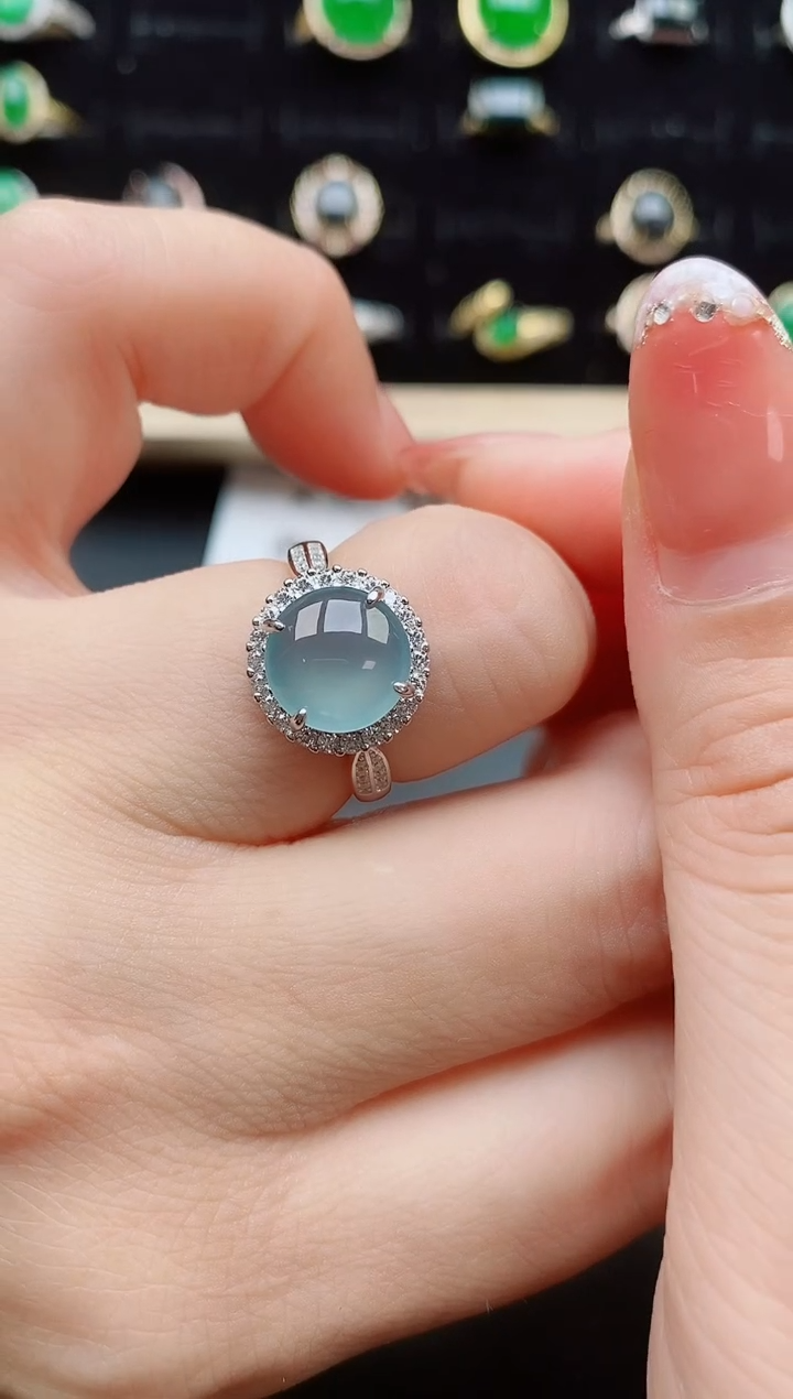 【闪购商品】翡翠戒指银S925镶嵌121212