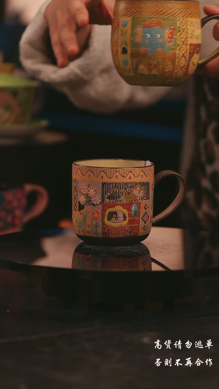 陶瓷景德镇可爱设计师款陶瓷 