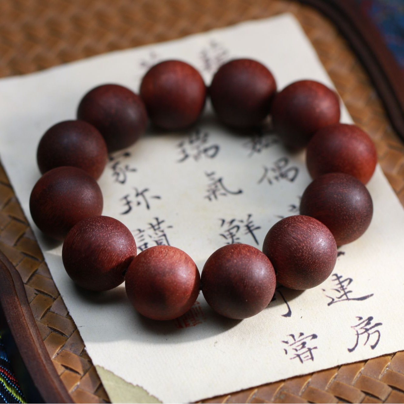 【曹总文玩】沉香木串（多样性发其一)CX082