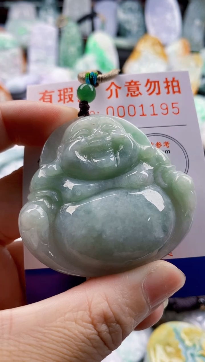 翡翠未镶嵌吊坠(不含链)1