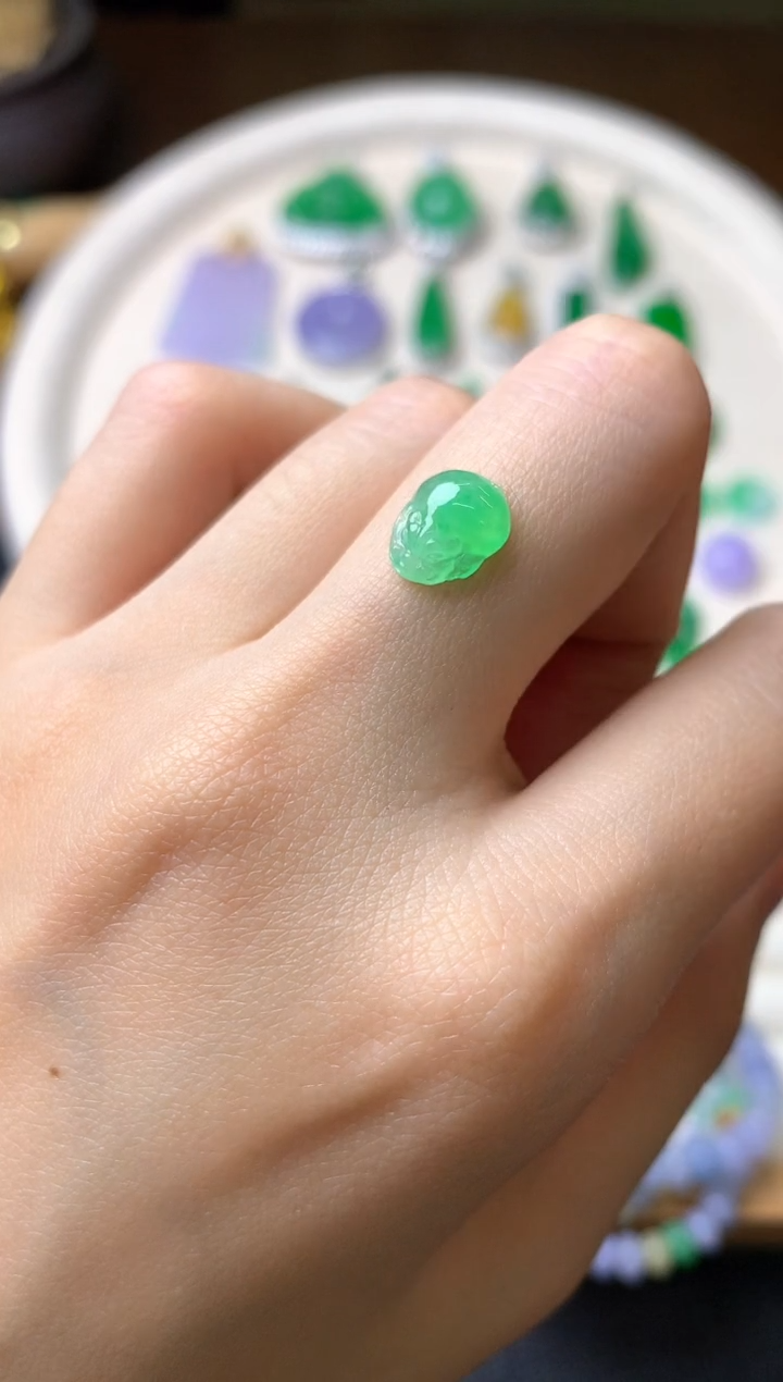 【闪购商品】定制翡翠未镶嵌裸石（镶嵌定制）