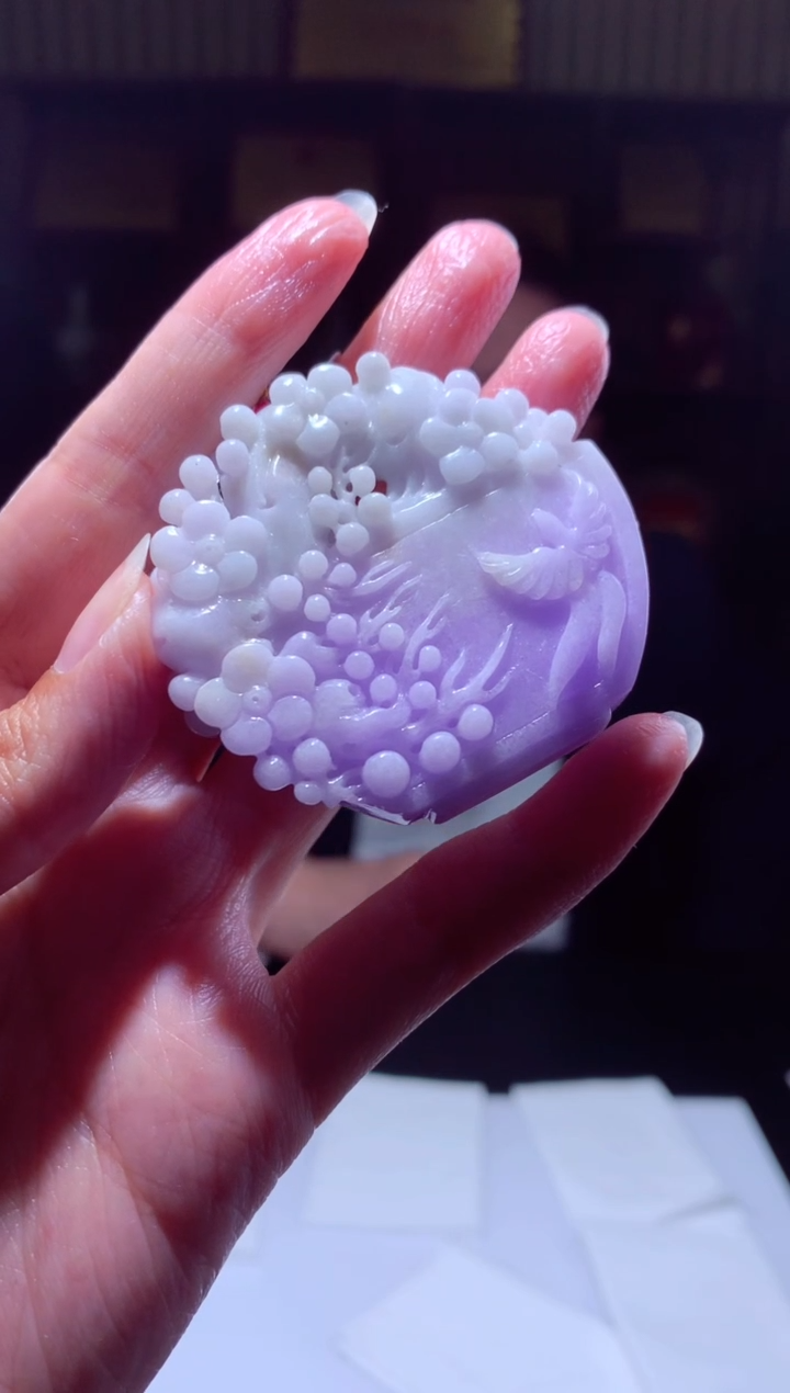 【闪购商品】定制翡翠未镶嵌挂件发货（拍一发一）