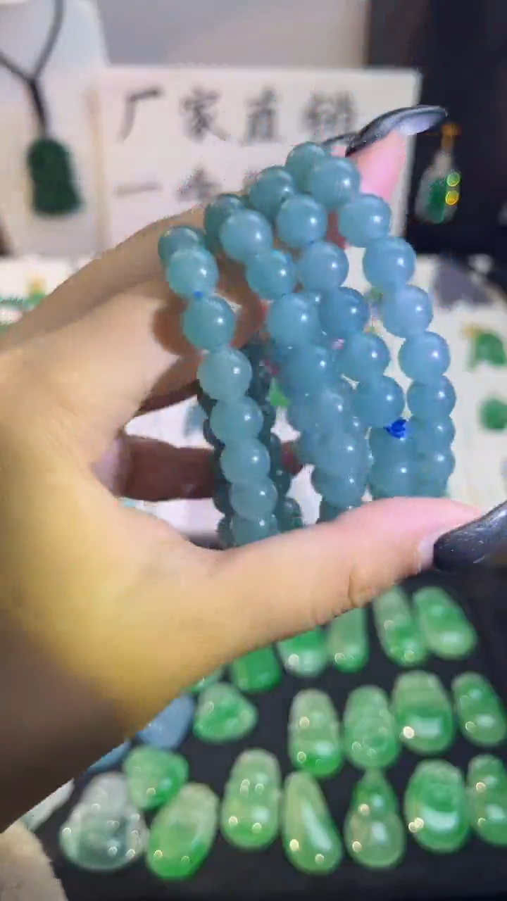 【闪购商品】翡翠手串未镶嵌翡翠颈饰未镶嵌天然翡翠吊坠