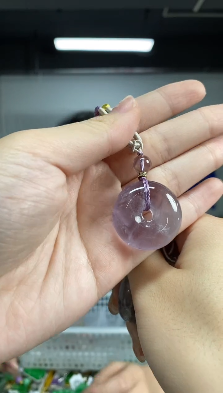 颈饰未镶嵌水晶多样性发其一颜色微差