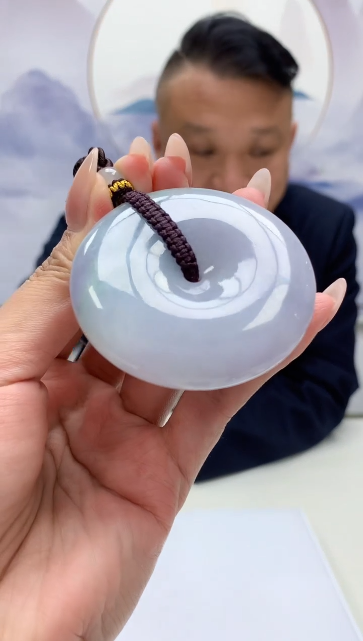 【闪购商品】定制翡翠未镶嵌4969MM-毛货挂件130