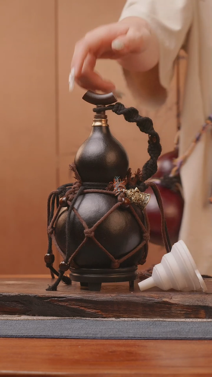 1783号精品大漆葫芦防腐防渗装水茶酒