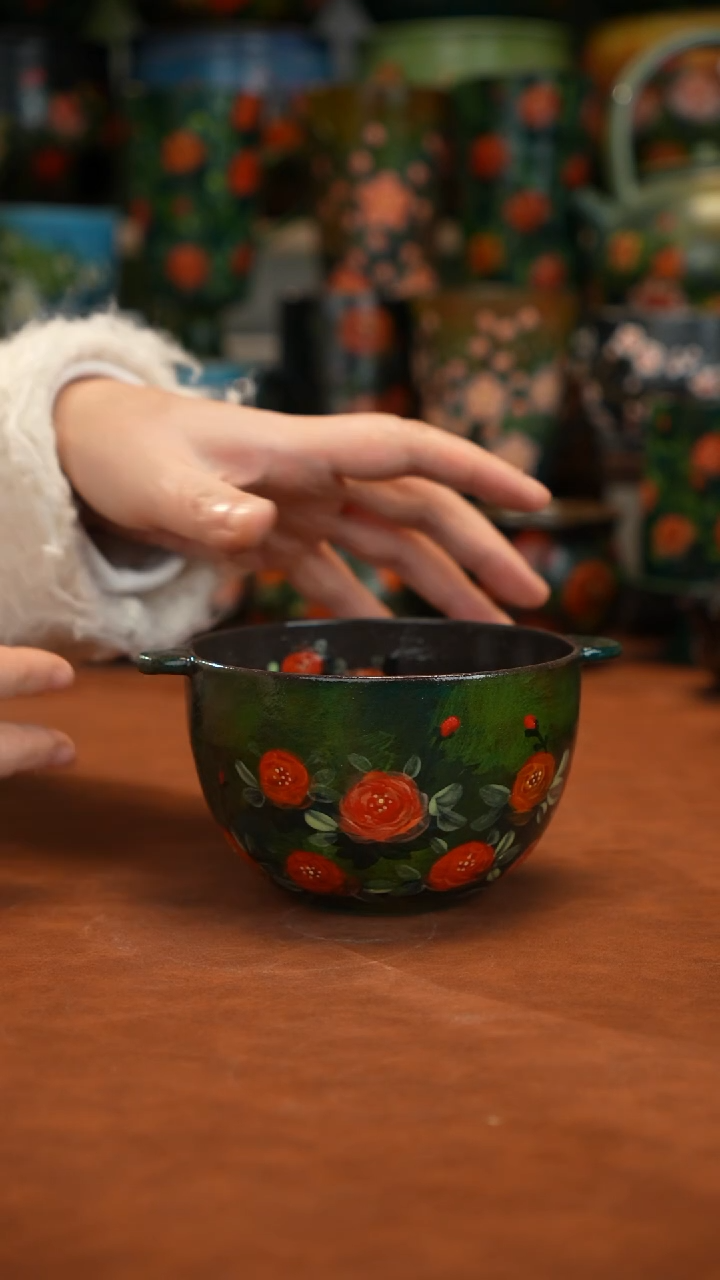 油画   釉下彩  碗