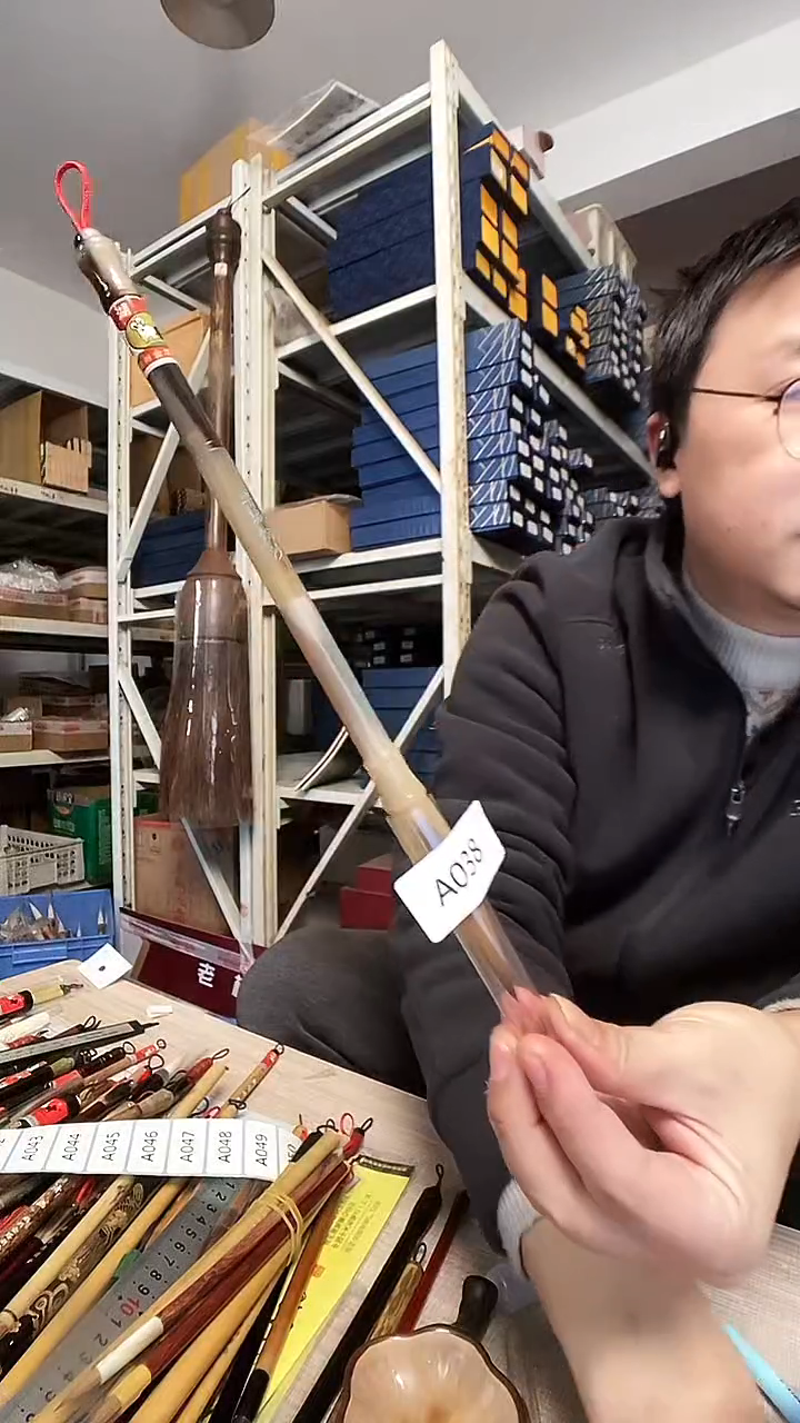 038全牛角纯狼毫0.8-4