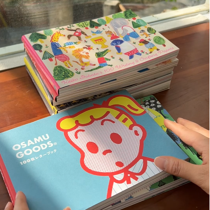 网汇鹅· 姆明/原田治 PIE手账便签素材本100枚大容量图案装饰背景