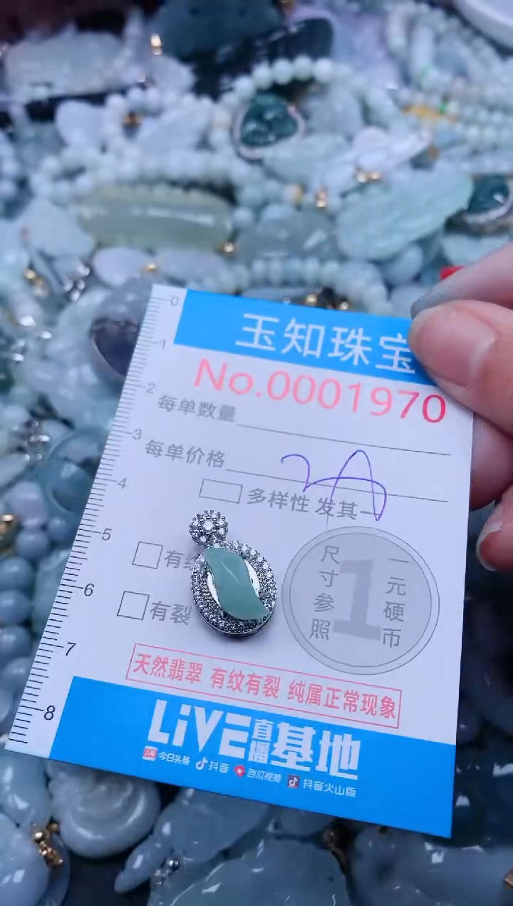 【闪购商品】翡翠吊坠(不含链)未镶嵌1970