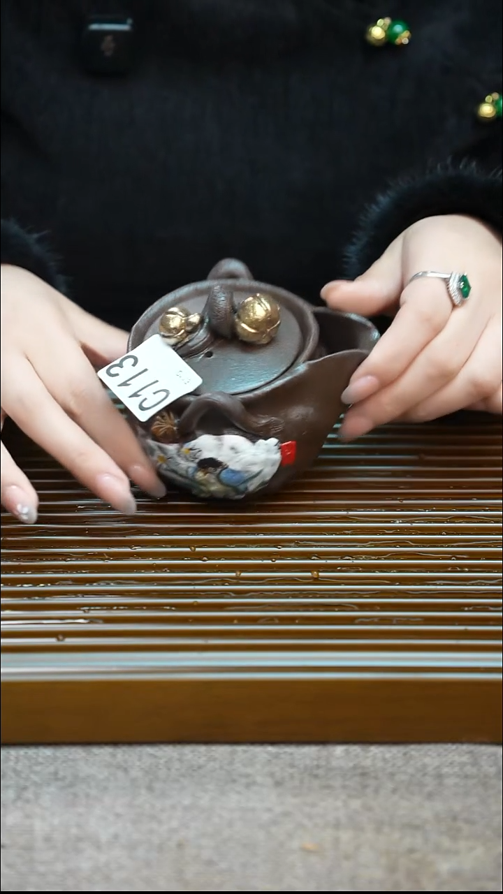 手工粗陶茶具每只不一样
