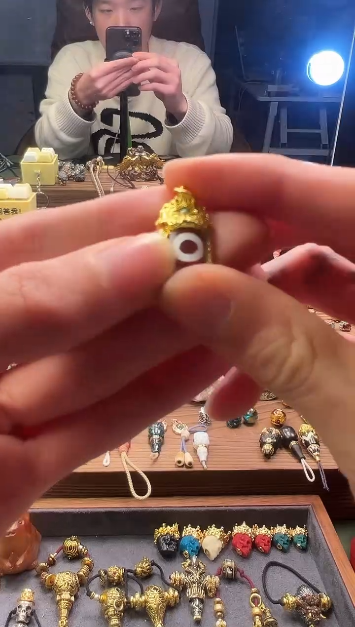 吊坠金刚菩提兽面方侧挂