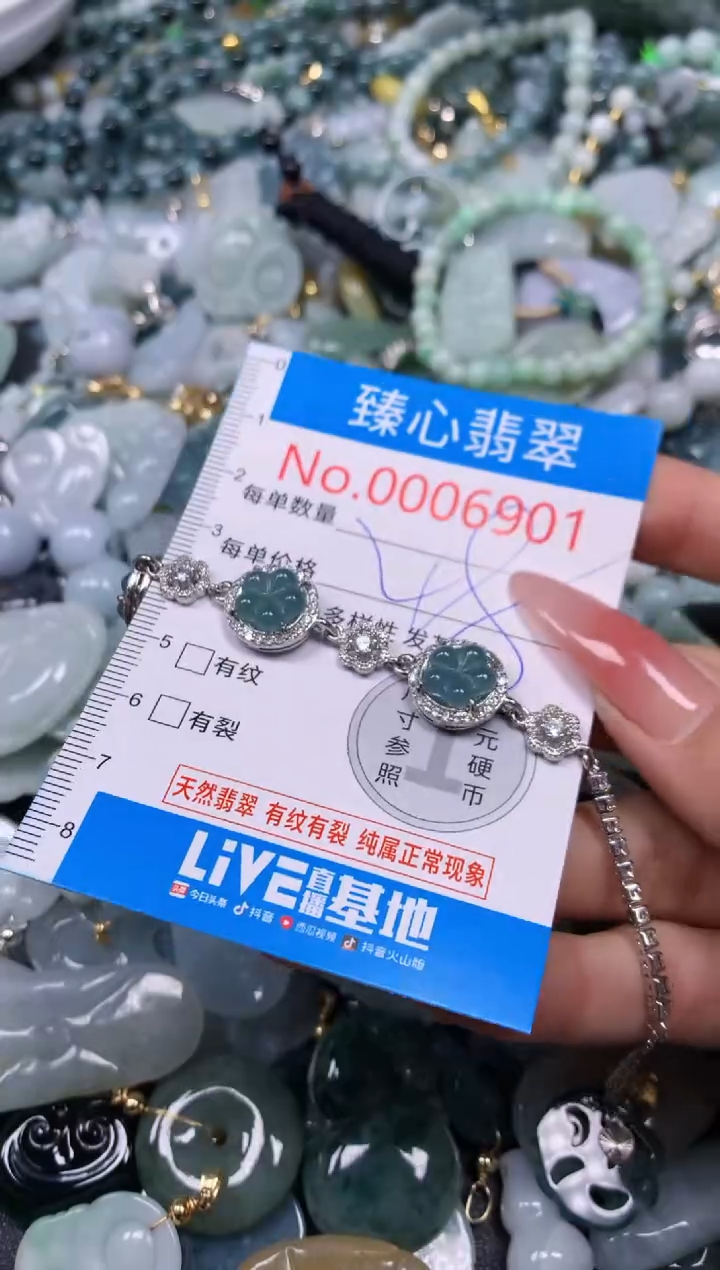 【闪购商品】翡翠颈饰未镶嵌含绳0006901