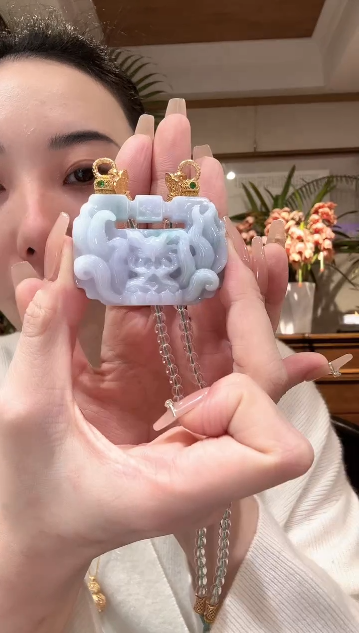 【闪购商品】翡翠颈饰未镶嵌国风