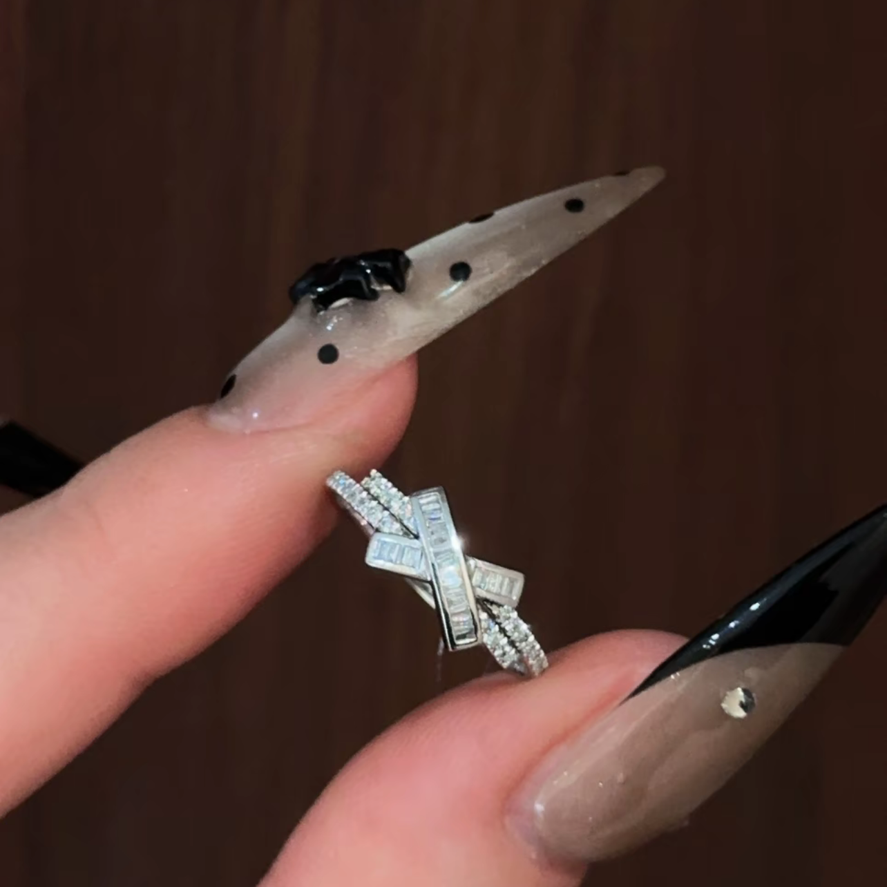 【sanshi】梯方X戒指 ZSJZ02029