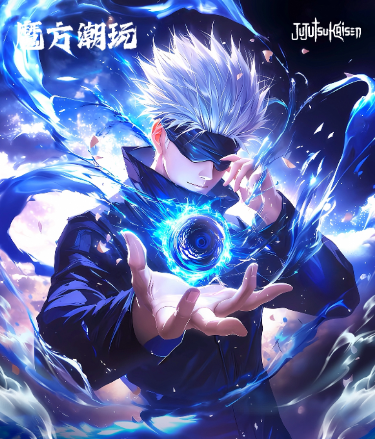 【魔方潮玩】咒术回战盲盒色纸 国谷二创