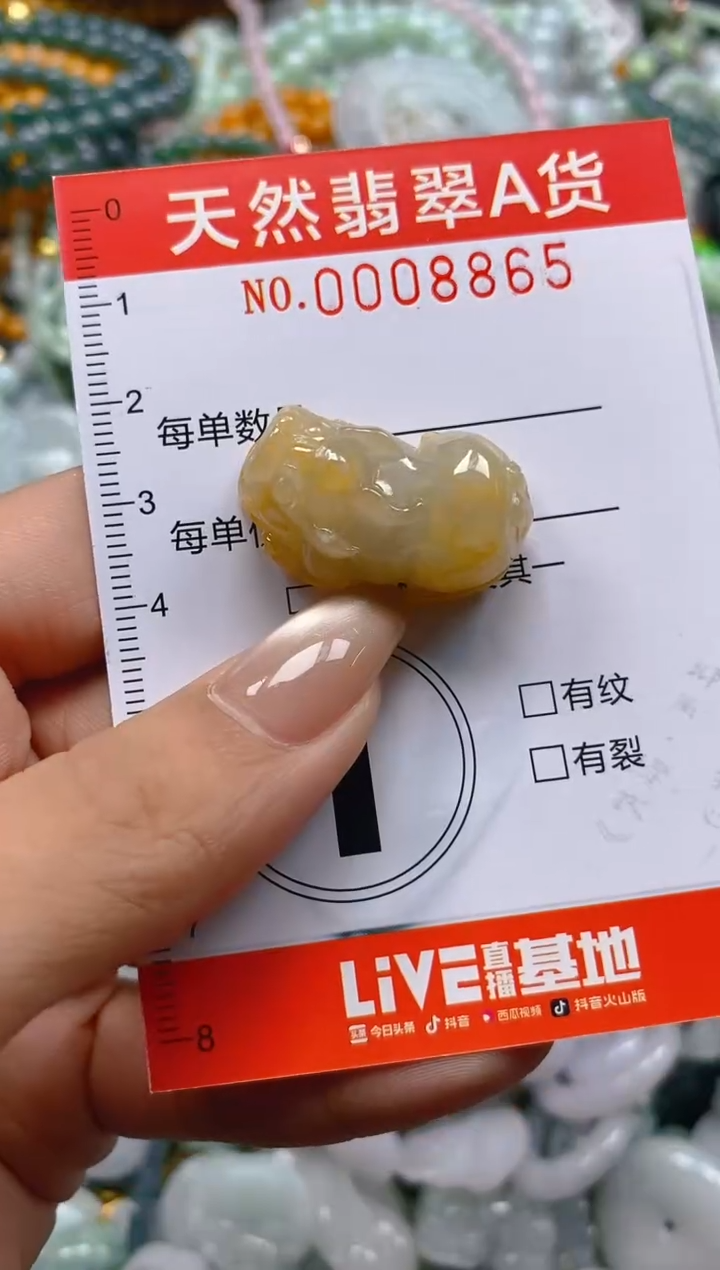 翡翠未镶嵌颈饰闪购0008865