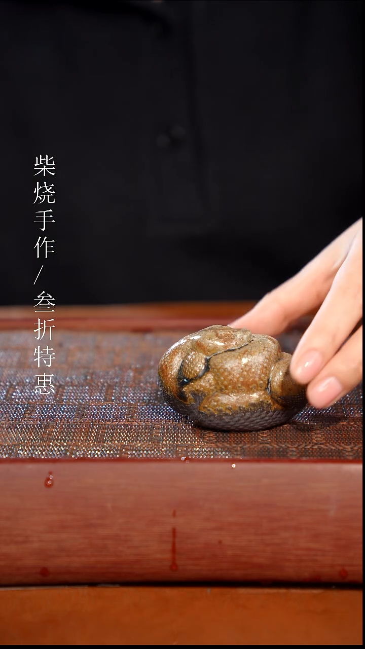 陶瓷奢瓷/瑞寅柴烧茶器（茶宠）0531