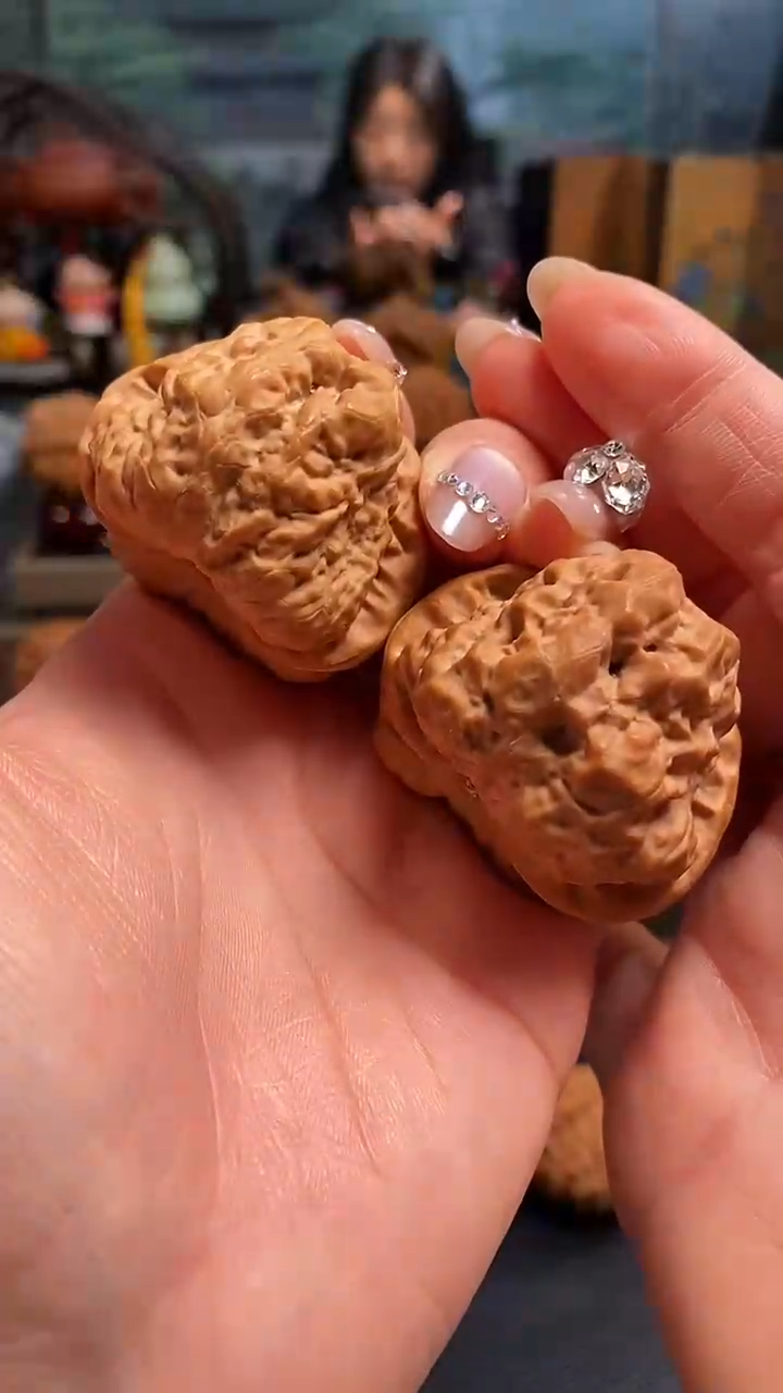 【闪购商品】文玩核桃把件B767蛤蟆头43