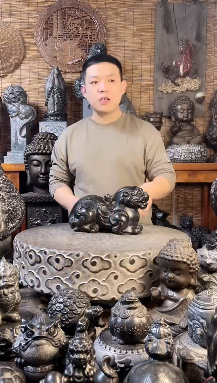 【闪购商品】30经典貔貅天然青石雕刻