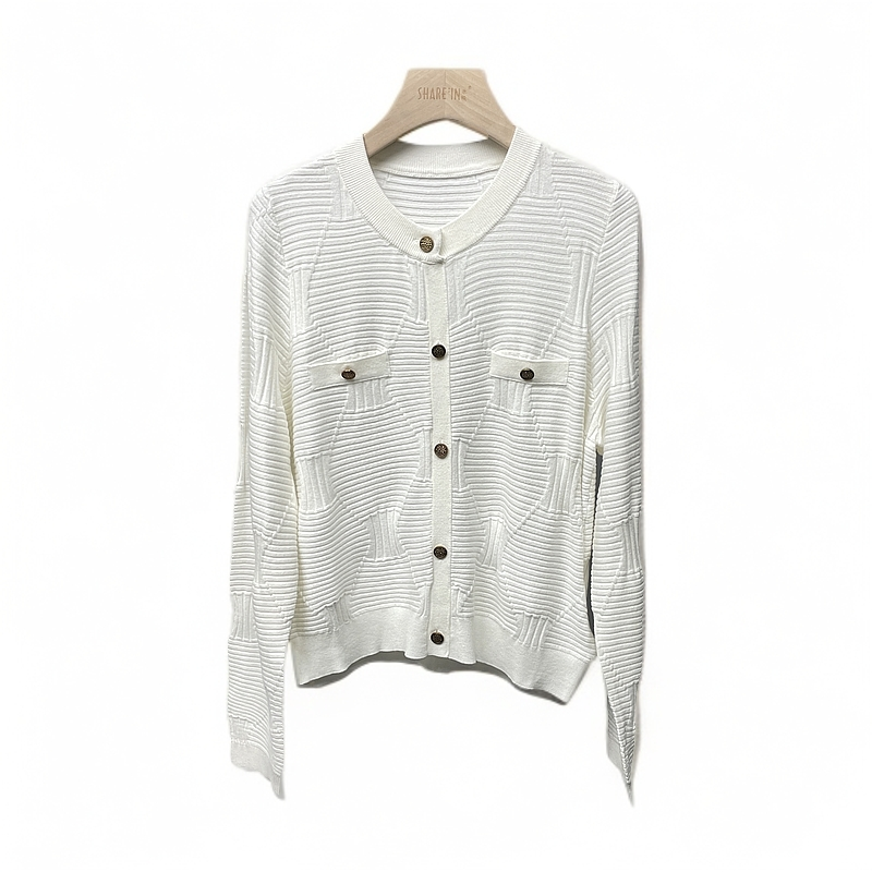 【水映】【no退换】小香风针织衫毛衣 s3013