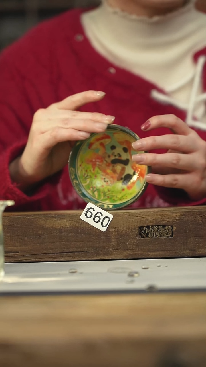 设计师手作款迷糊手绘主人杯