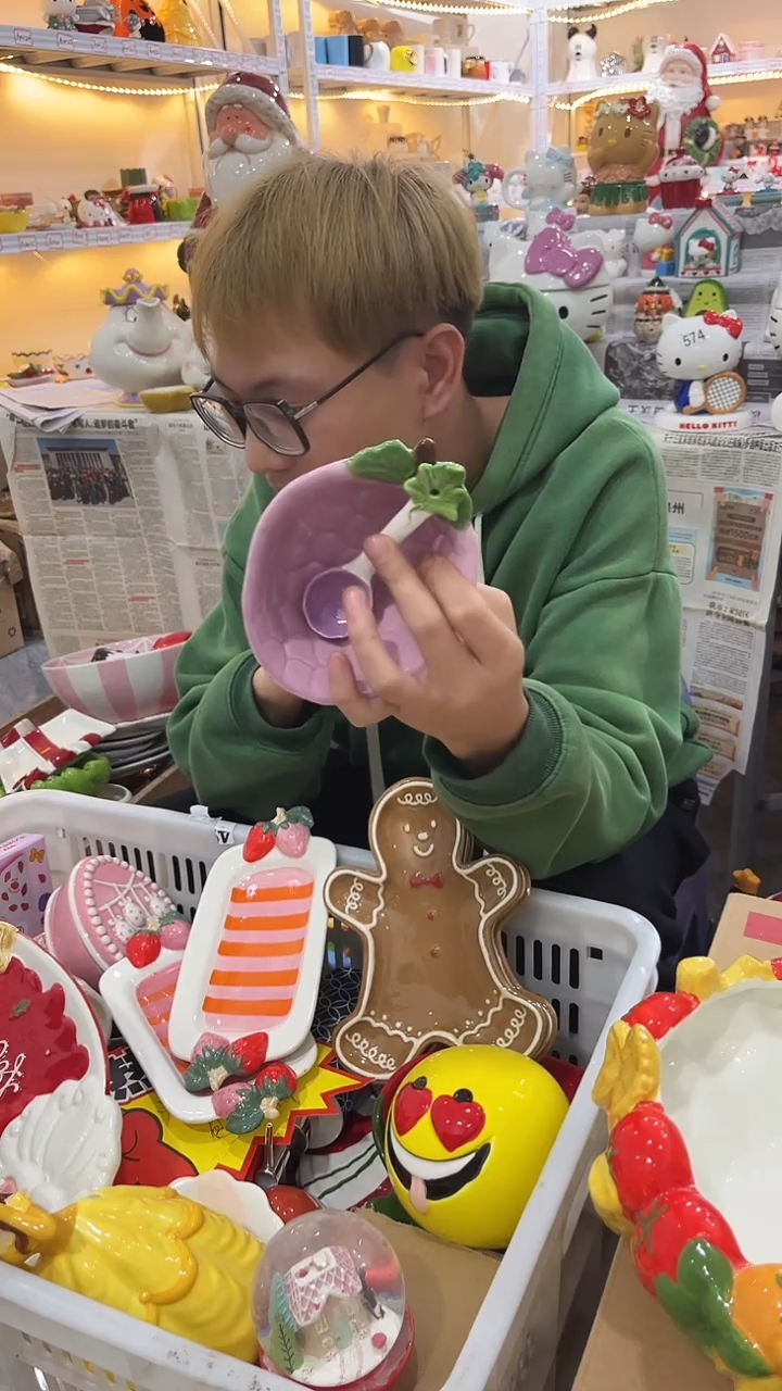 手工艺品琉璃满28包邮，微瑕陶瓷不退不换