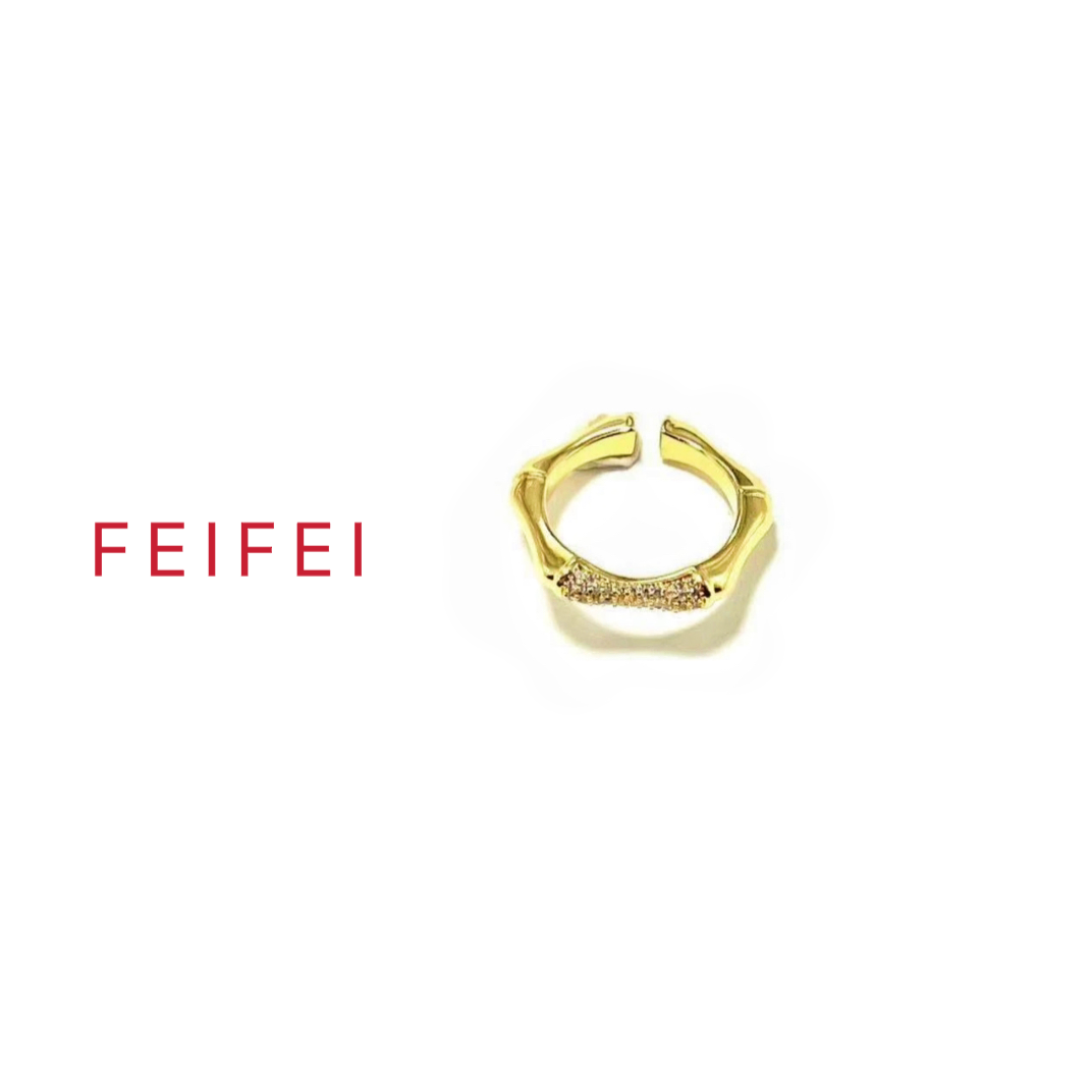 铜合金戒指 【君子之交】FEIFEI 高级百搭轻奢戒指  LG097