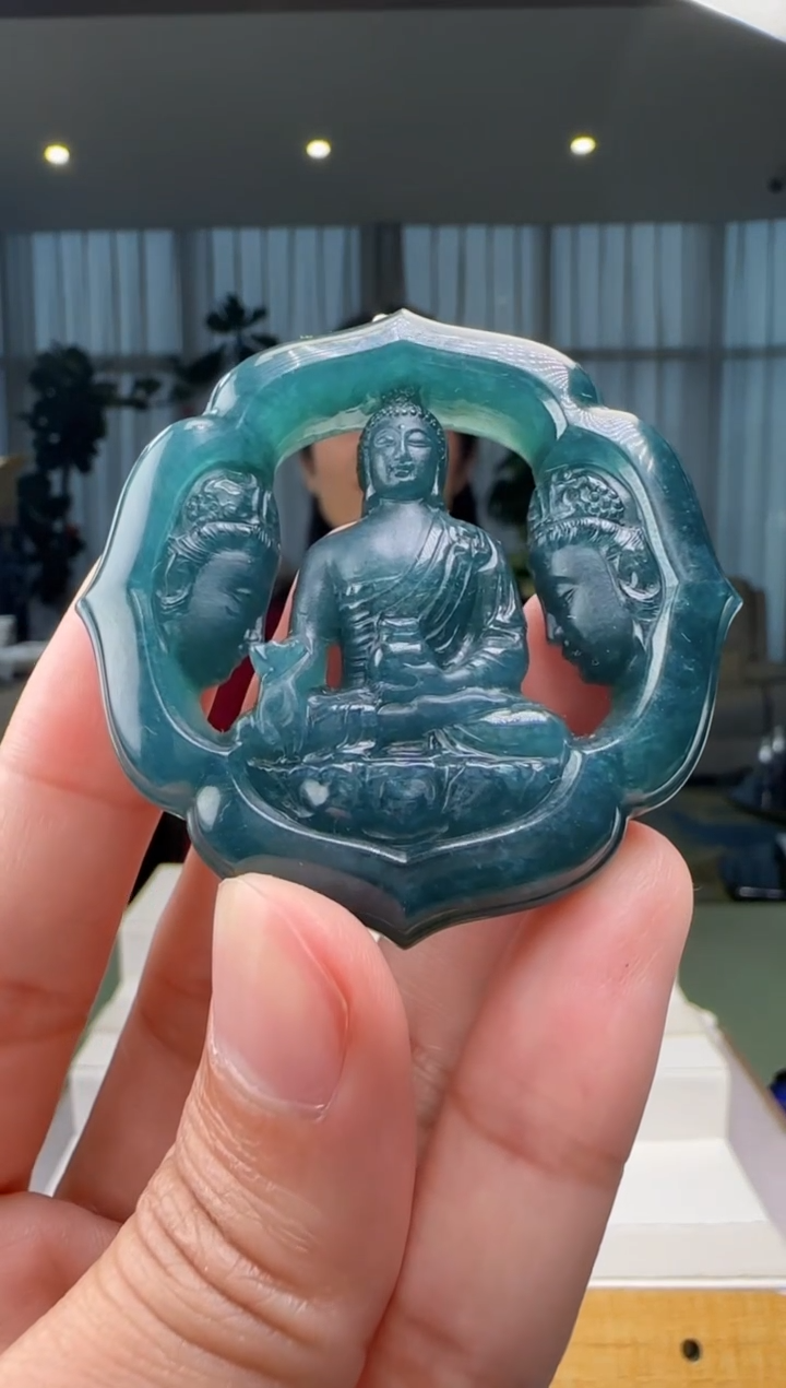 【闪购商品】翡翠吊坠(不含链)未镶嵌多样性发一XM@@WS1WX28221
