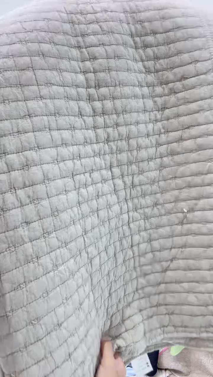 棉300*300纯棉棉麻床盖36号微瑕