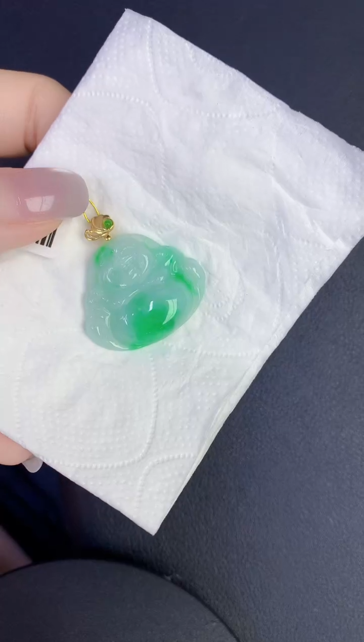 颈饰未镶嵌翡翠缅甸天然翡翠A货