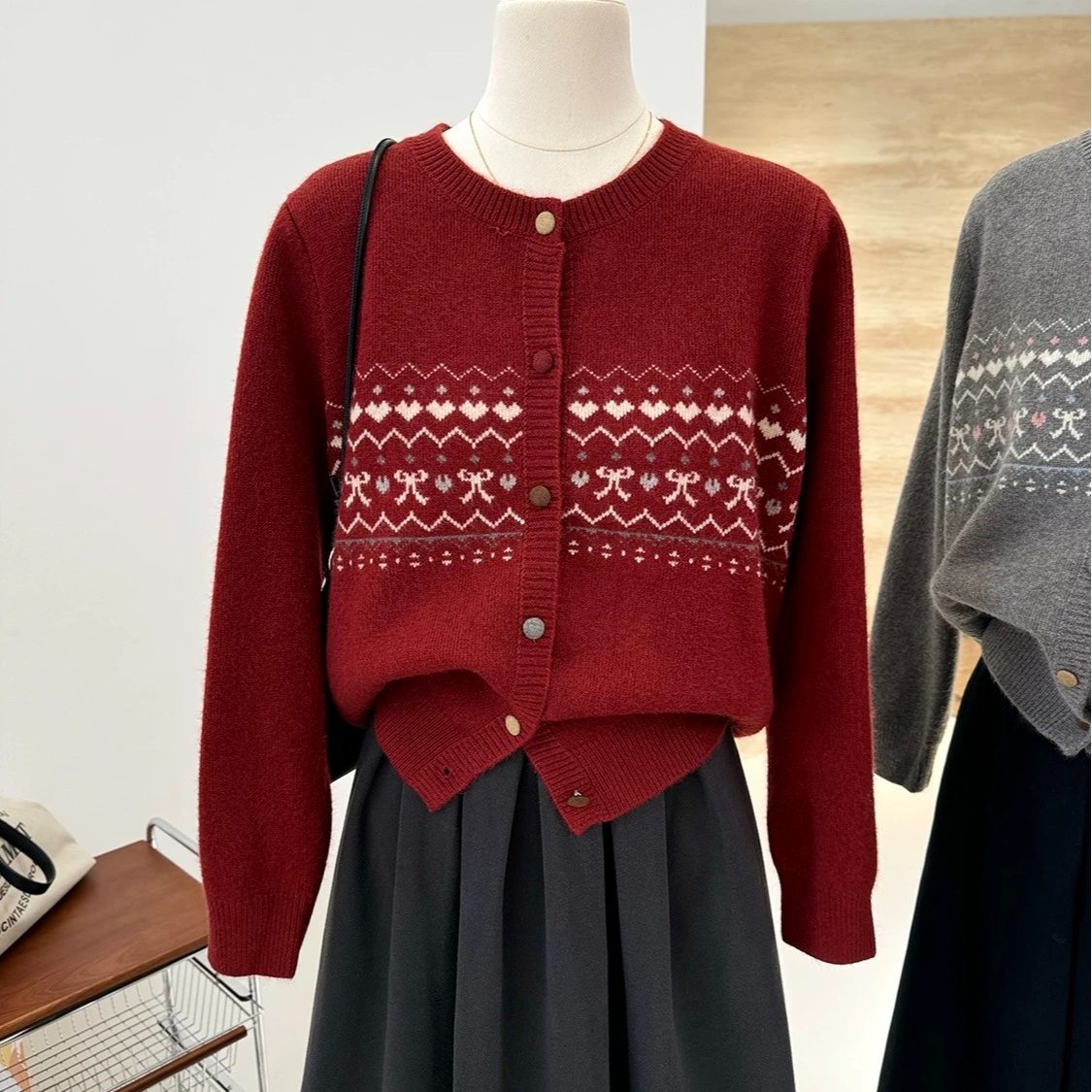 200斤大码女装长袖春季翻领针织女毛针织衫秋季时尚毛衣上衣1372