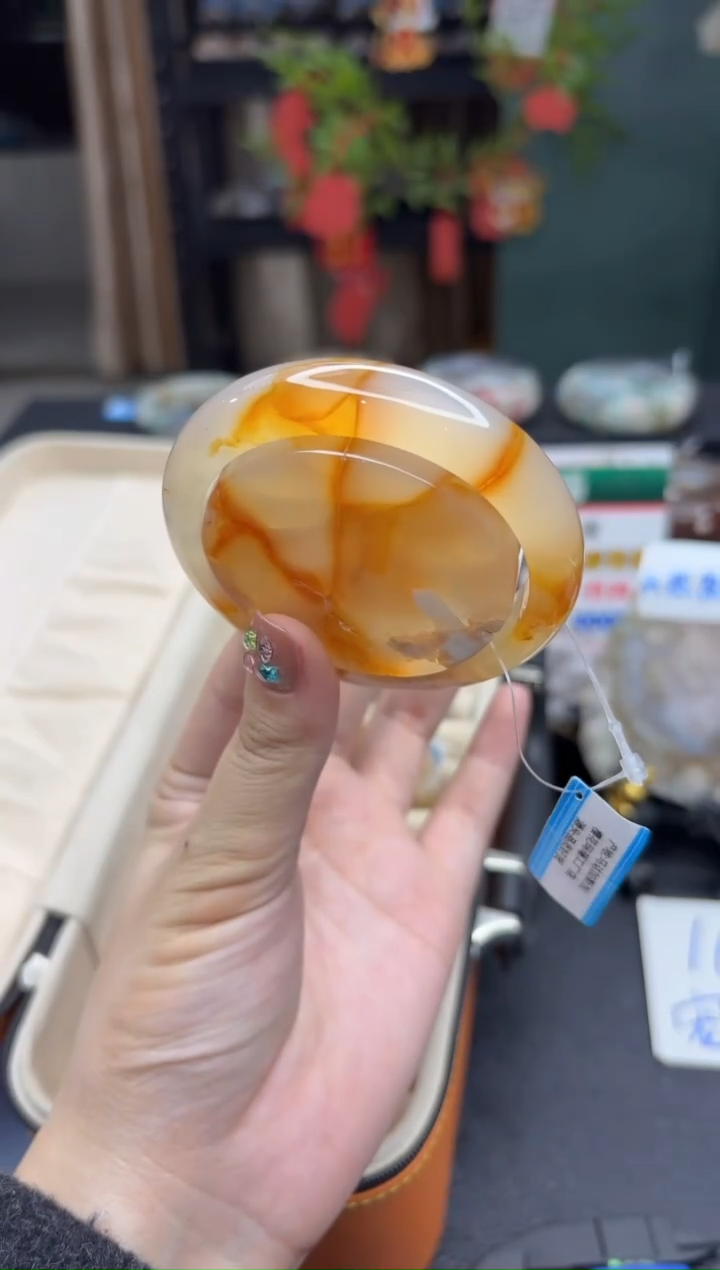 【闪购商品】石英质玉手镯未镶嵌48（55圈赠送镯心）