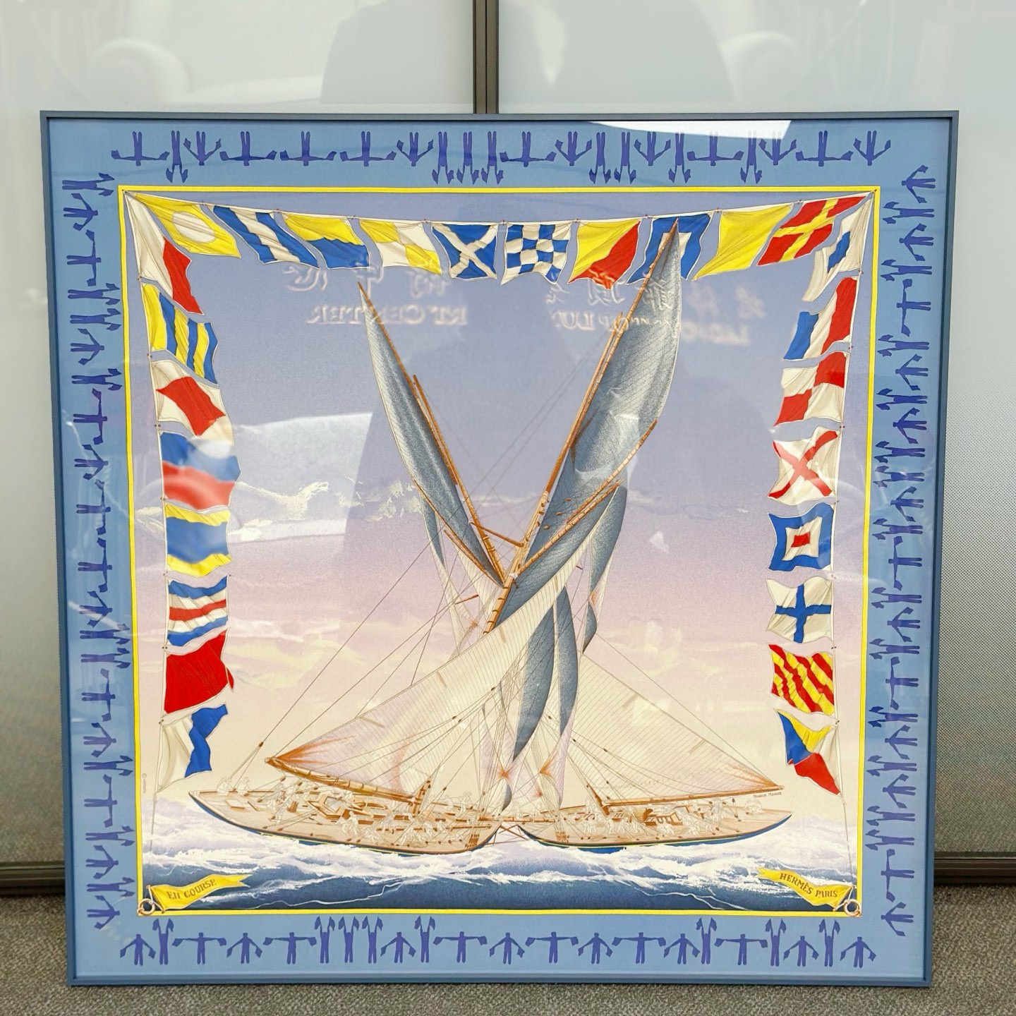 未使用 Hermes/爱马仕 Hermes/爱马仕 老佛爷一帆风顺丝巾画
