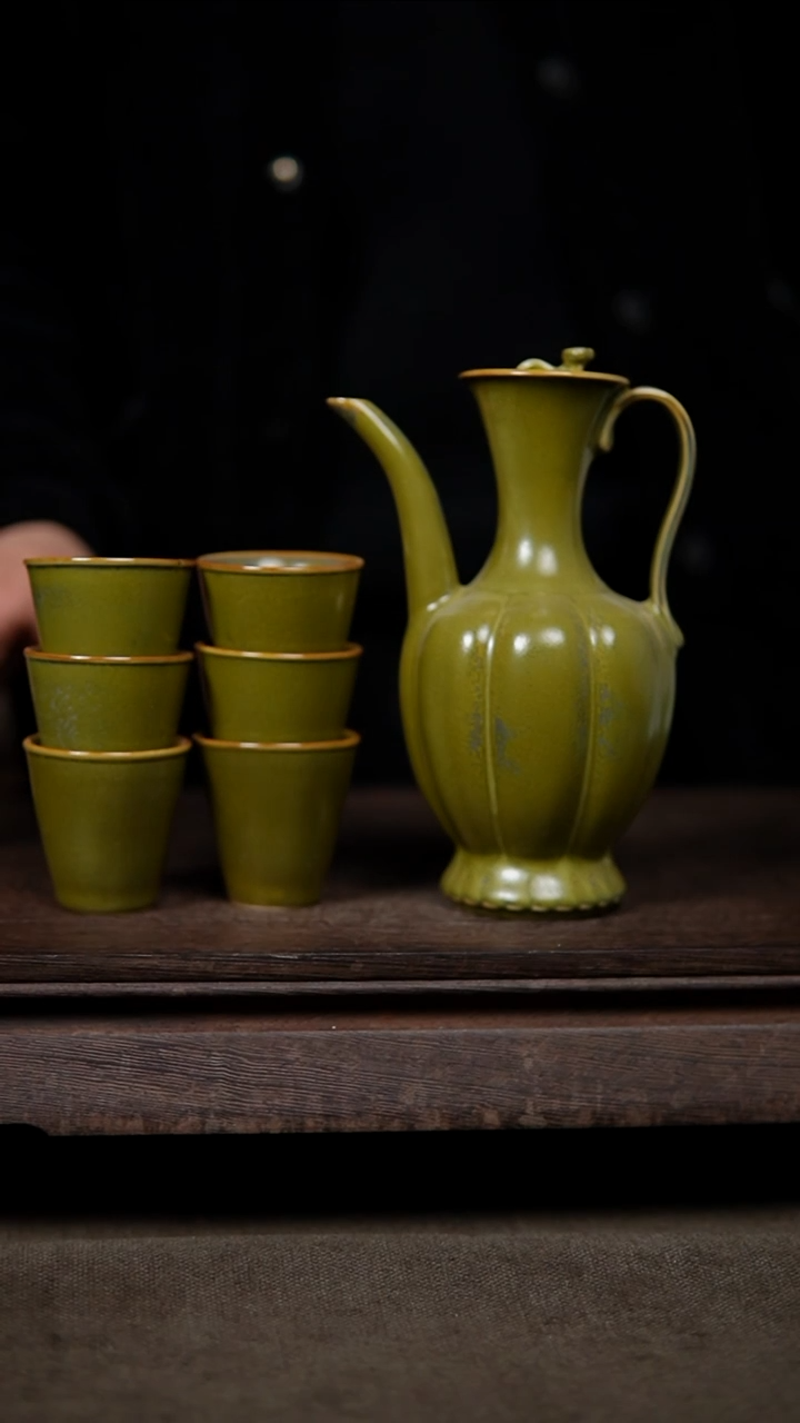 【闪购商品】杯茶叶沫如意执壶7件套瑕